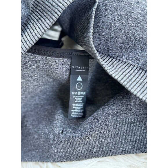 Vitality Formation Scoop Bra Midnight Heather Size Large - Picture 11 of 11